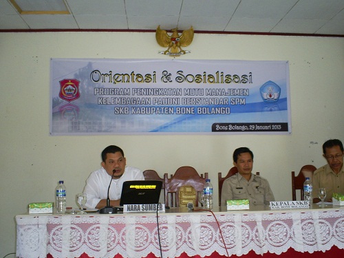 Rapat Pembahasan Hasil Penyusunan Standar Operasional Prosedur (SOP) SKB Kab. Bone Bolango