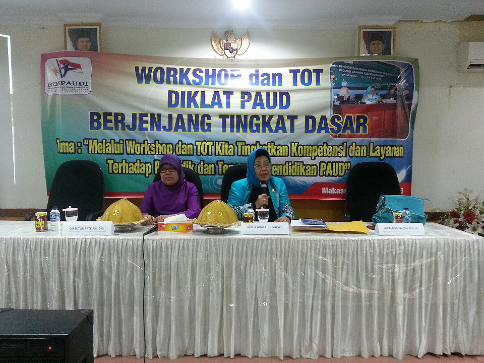 PAUD yang berkualitas harus didukung oleh Pendidik yang juga Berkualitas