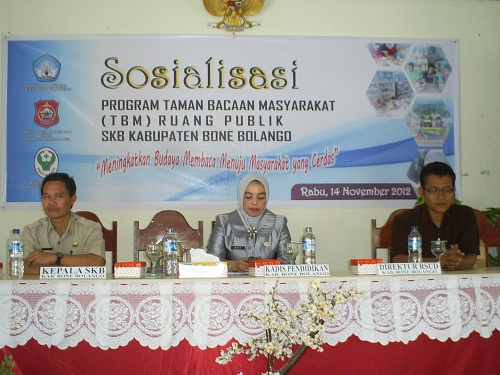 SKB Bone Bolango Sosialisasikan TBM Ruang Publik 